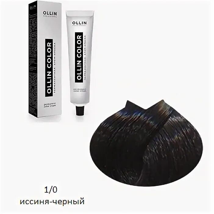 Черная краска 1.0. Олин колор 1-0. 1/0 Ollin Color иссиня-черный. Олин колор 2.0. Краска Оллин иссиня черная.