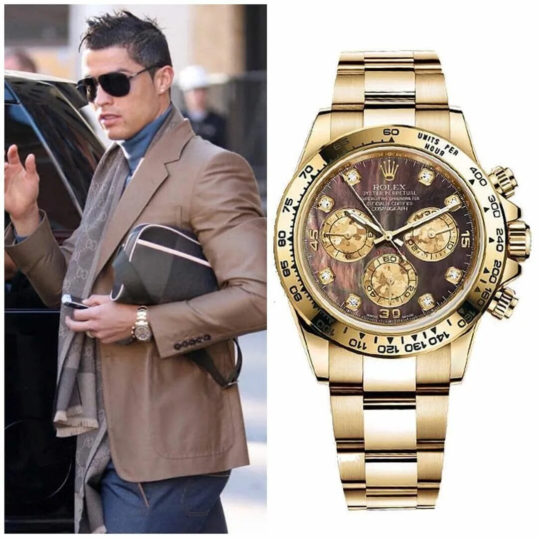 Формы мужских часов. Cr7 Rolex. Ronaldo Rolex. Cristiano Ronaldo Rolex Daytona.