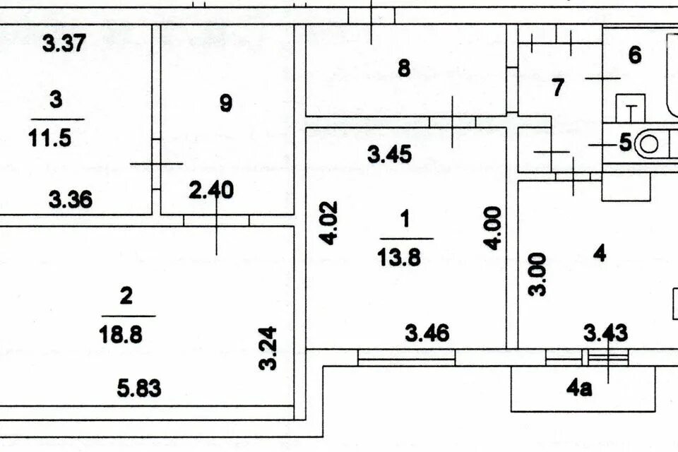 Копэ планировка 3 комнатной квартиры Продажа трёхкомнатной квартиры Москва, метро Алтуфьево, Алтуфьевское шоссе 74, ц