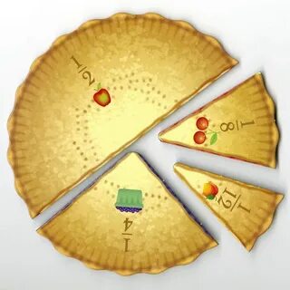 Разделить торт на 5