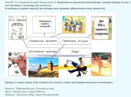 Внимательно рассмотри иллюстрации