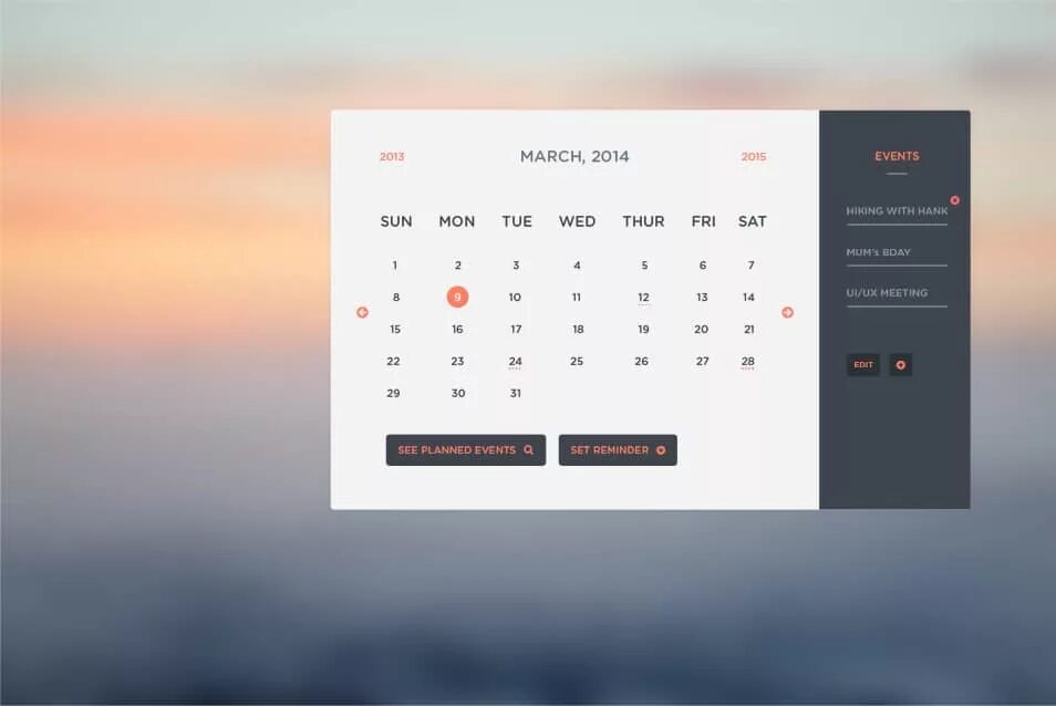 Ксиоми календарь. Календарь ui. выпадающий календарь ui. event calendar ux ui. desktop calendar interface.