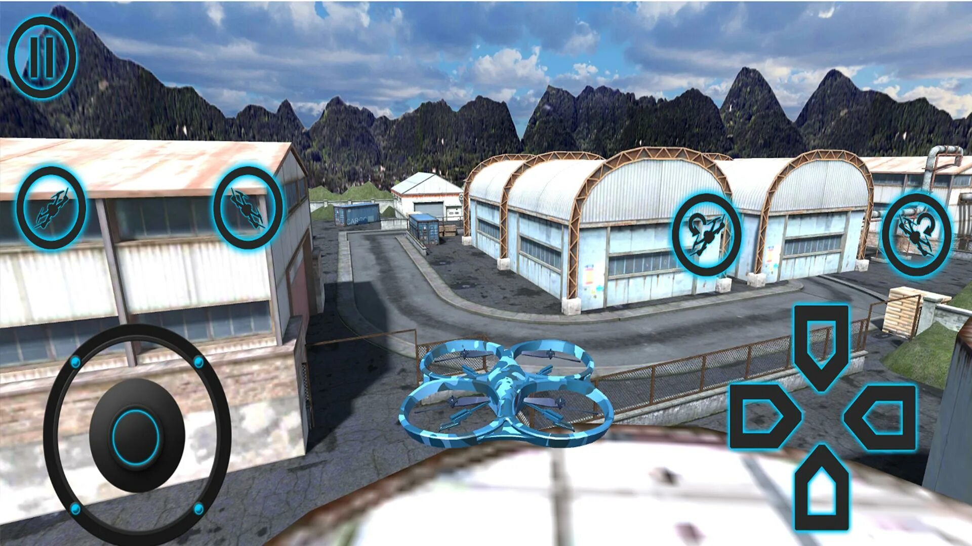 Drone flight simulator. Drone flight simulator