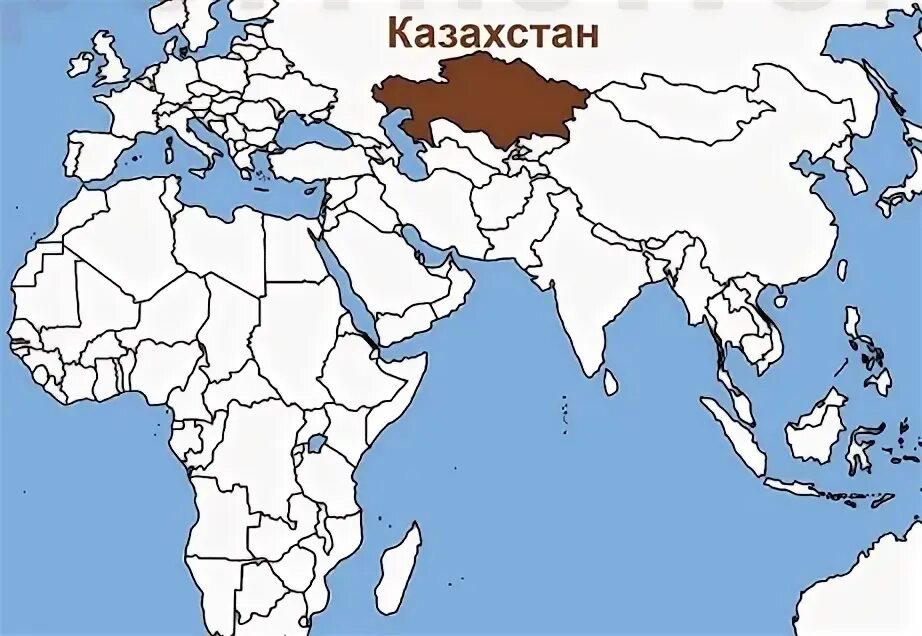 казахстан какой континент