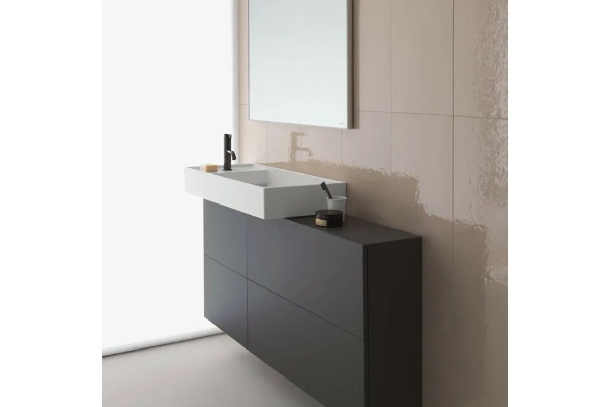 Дюравит мебель для ванной. Тумба fancy marble jamaica l с раковиной amelia 1250. Раковина hatria area y0ud01. Тумба глубиной 60 см. Тумба для ванной aquanet.