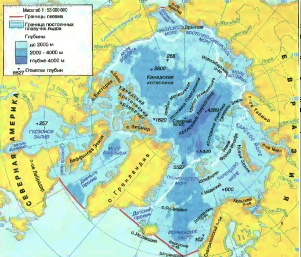 Северный ледовитый океан максимальная глубина. Рельеф дна Северного Ледовитого океана 7. Карта рельефа дна Северного Ледовитого океана. Карта Северного Ледовитого океана 7 класс. Рельеф дна Северного Ледовитого океана 7 класс.