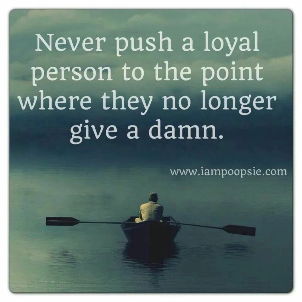Never push