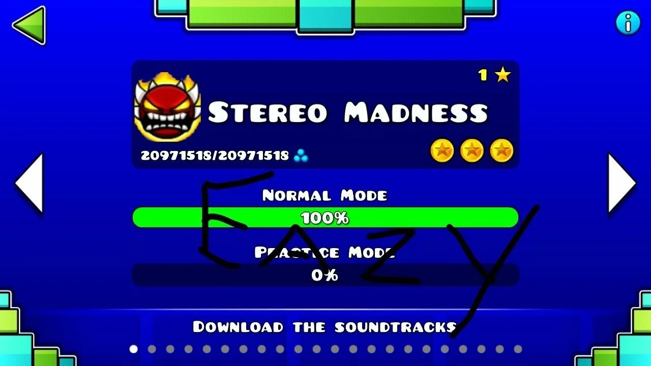 Геометрии даш 3 уровень. Geometry dash stereo madness. стерео маднесс геометрия даш с монетами. геометрия даш монеты три. stereo madness монеты.