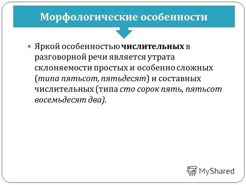 Синтаксические признаки количественных числительных. Числительное морфологические признаки. Признаки числительных. Постоянные морфологические признаки числительных. Морфологические особенности числительных.