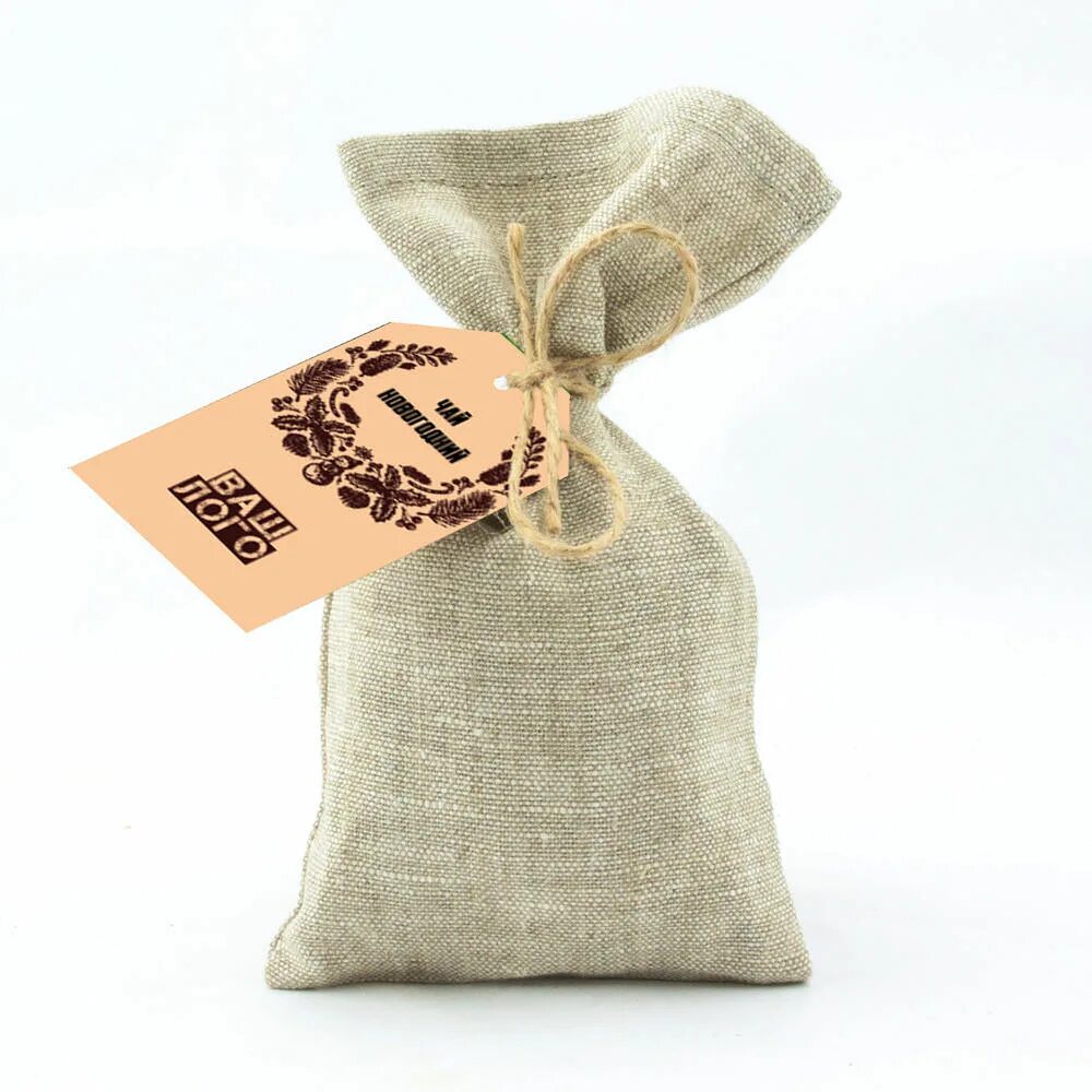 Льняные мешочки с логотипом. Сумочка мешочек из льна. Мешки из ткани для упаковки. Холщовый талисман верного. Чай в льняном мешочке.