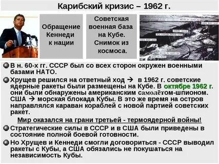 Кризисы хрущева