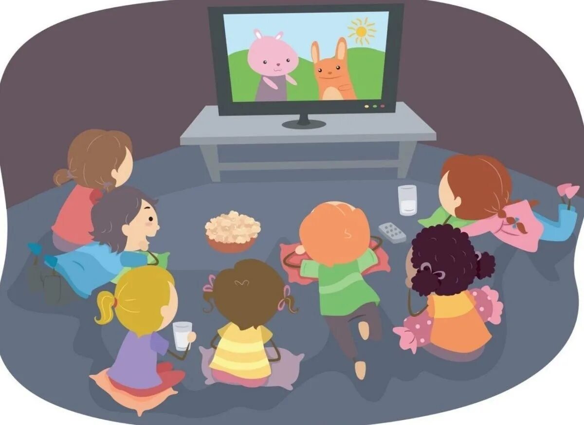 I watched tv after school