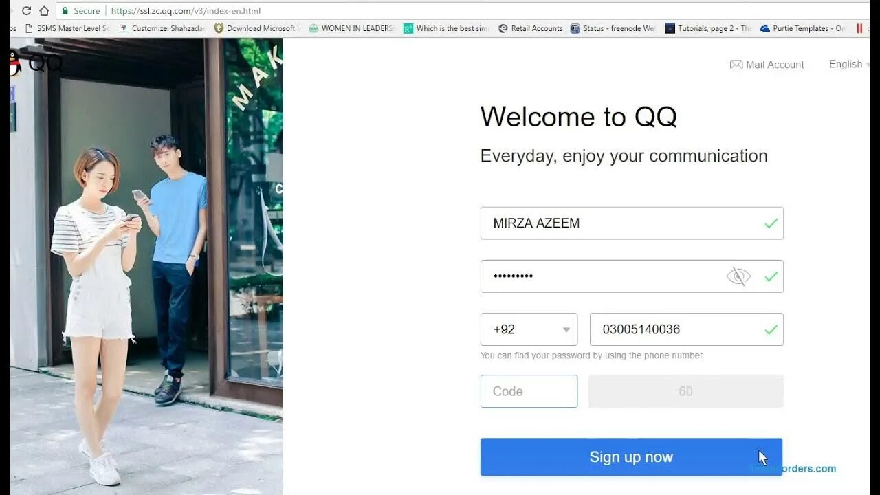 Как зарегистрироваться в qq. QQ регистрация. QQ аккаунт. Номера QQ. Sign up QQ.