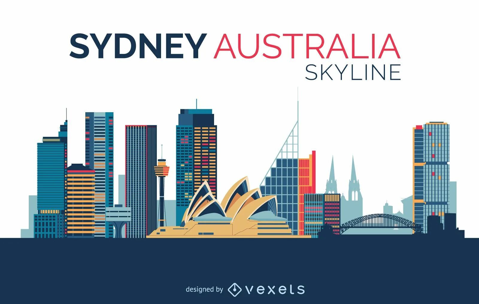 Skyline design. Сидней вектор. sydney skyline vector. сидней логотип города. skyline дизайн.