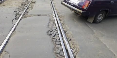 Дорога через рельсы
