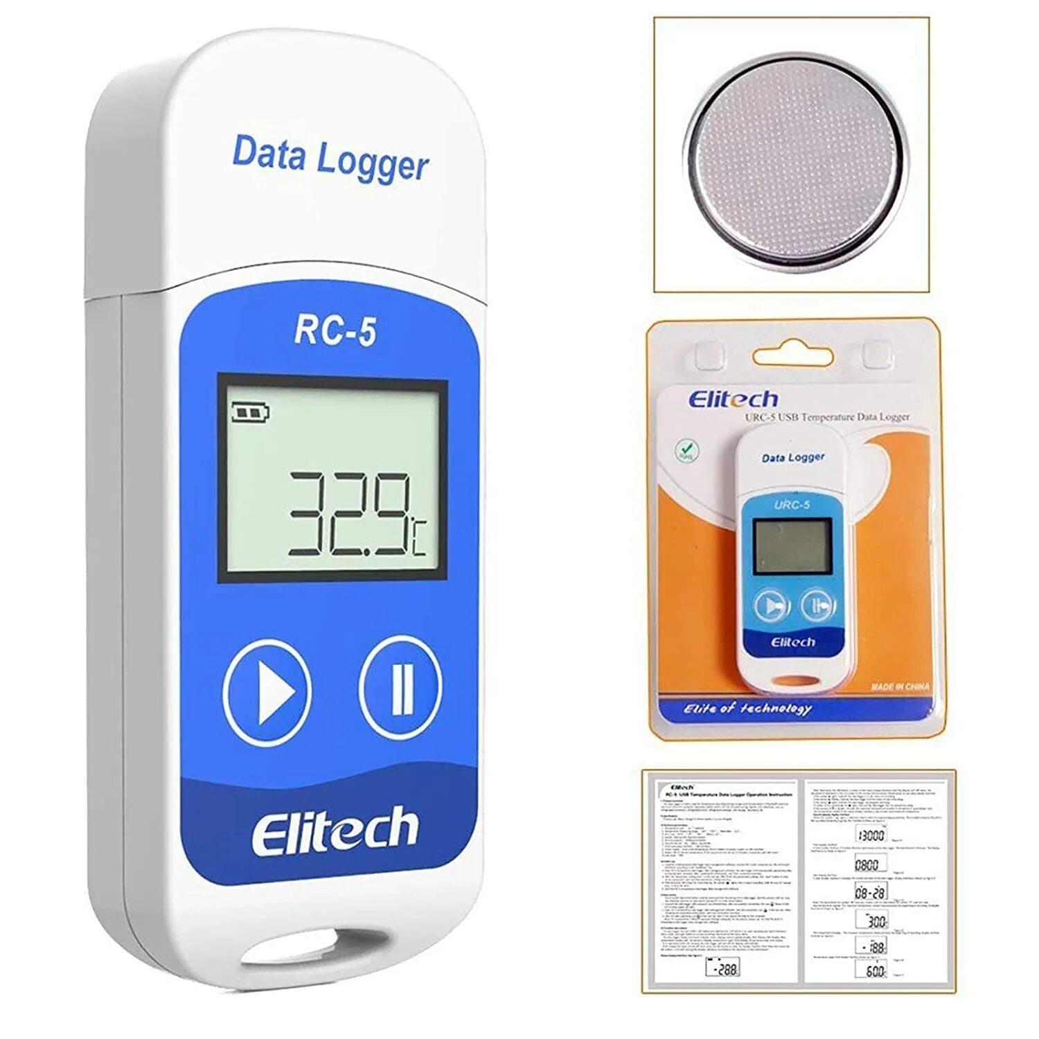 Логгер это. Регистратор температуры Elitech RC-5. Data Logger Elitech RC-5. Даталоггер температуры. Elitech логгер.