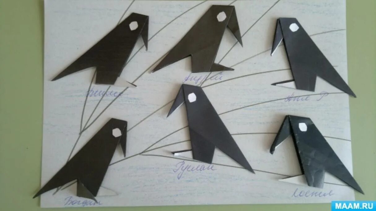 Конструирование тема перелетные птицы. Грачи перелетные птицы оригами. Оригами птиц для детей старшей группы. Оригами птица средняя группа. Оригами перелетные птицы средняя группа.