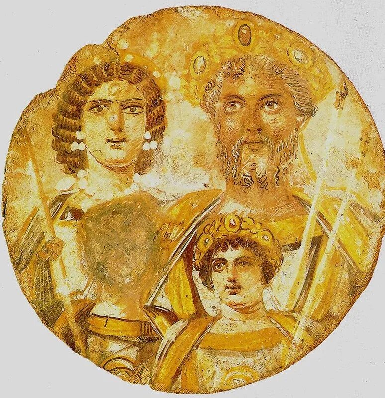 Правильный римский брак. Фрески древней Греции Тондо\.