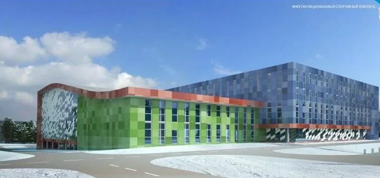 многофункциональный спортивный комплекс радуга, красноярск. многофункциональный спортивный комплекс радуга. многофункциональный спортивный комплекс радуга. краспан структурированные фасадные кассеты. спортивный кластер радуга красноярск.