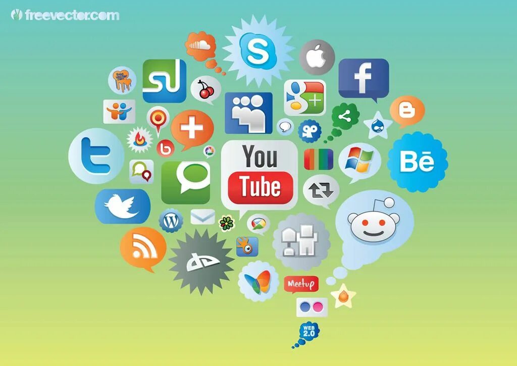 Логотипы социальных сетей. Социальные сервисы и сети. Социальные сети иллюстрации. Плакат соцсети. Social website