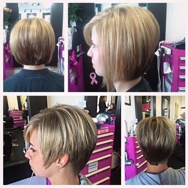 Pin on Hair! Stacked bob haircut, Short stacked bob haircuts, Stacked bob hairst