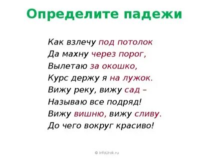 Вижу падеж