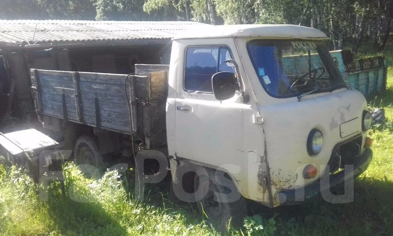 Купить уаз бу в новосибирске области. УАЗ грузовой 1990 года синего цвета.