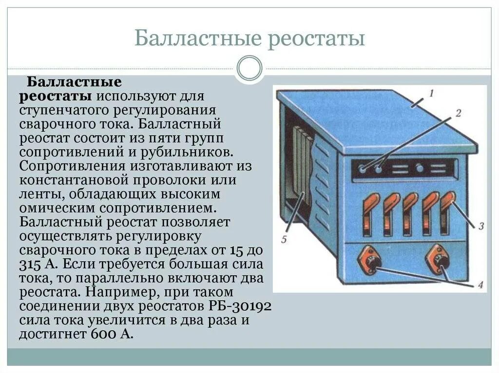 2 виды реостатов