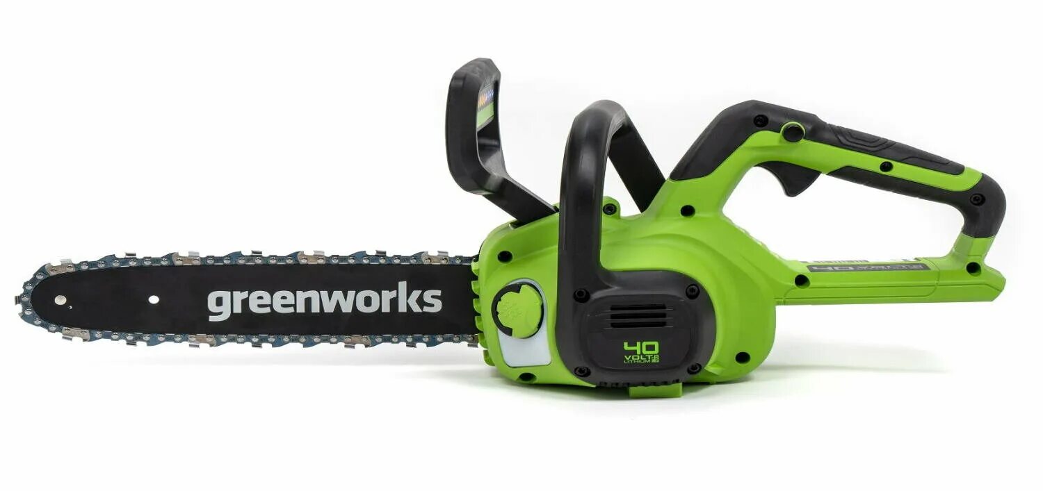 G40cs30iik2 40v. Пила цепная аккумуляторная GREENWORKS g40cs30iik4 (40в, 30см, 4ач). GREENWORKS g40cs30ii (2007807) 40 в/2 а·ч. Опрыскиватель садовый аккумуляторный GREENWORKS 40v g40bps 5300007, без АКБ И ЗУ.