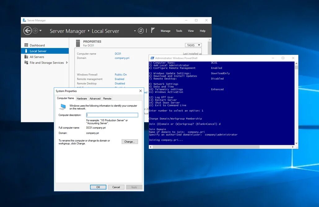 Windows server 2016 домен. Архитектура windows server 2016. windows server 2016 интерфейс. windows server 2016 gui. окно активации windows server 2016.