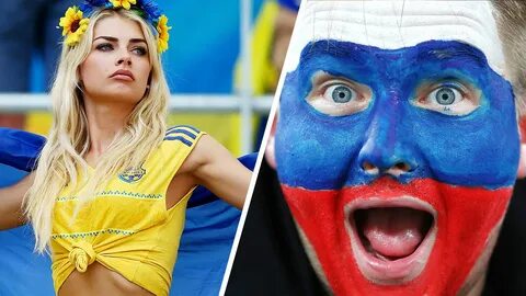 Русский и украинка