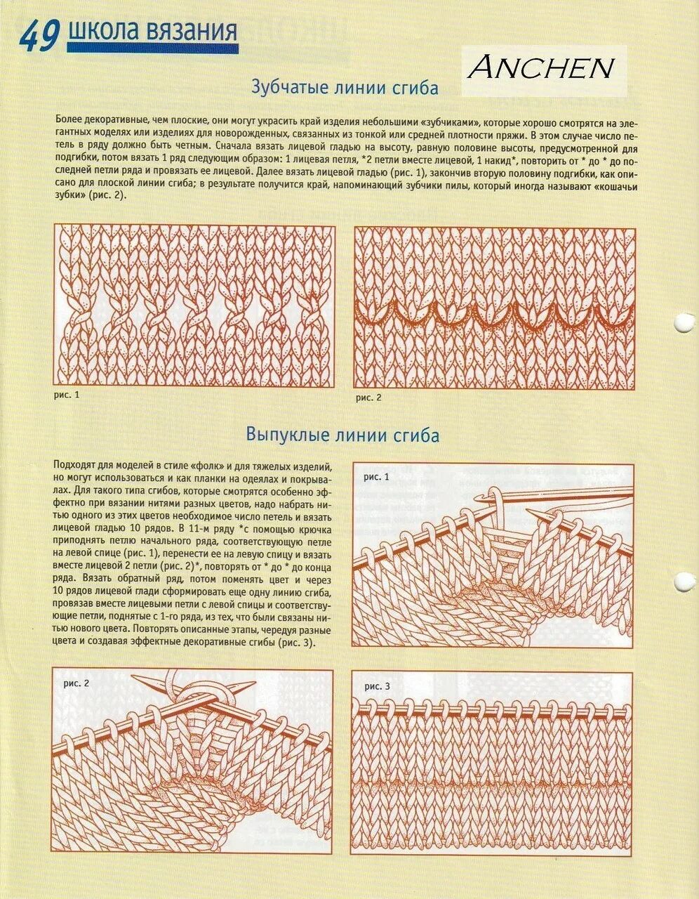Как вязать лицевую гладь