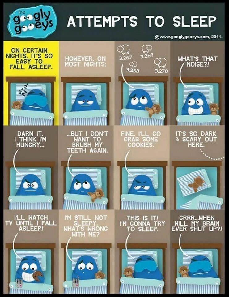 My sleeps my falls