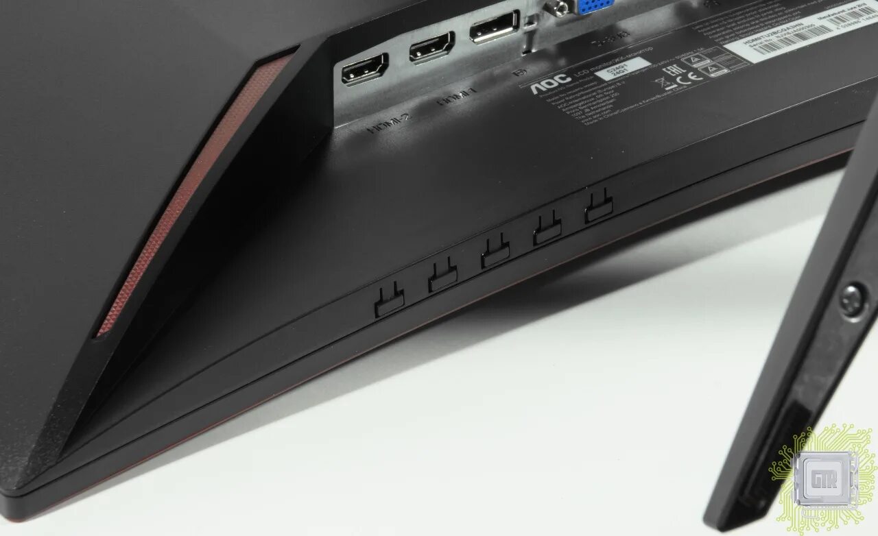 Монитор ardor af24h1. AOC монитор 24" AOC c24g1. Монитор AOC c24g1 Black-Red. AOC c24g1 разъемы. AOC 27g1g4