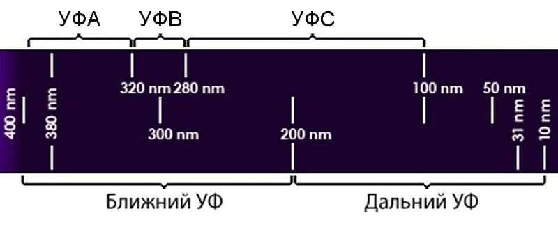 Диапазон длин волн ультрафиолетового излучения. Диапазон волн ультрафиолетового излучения. ультрафиолетовое излучение диапазон. диапазон уф излучения. ближний ультрафиолетовый диапазон.