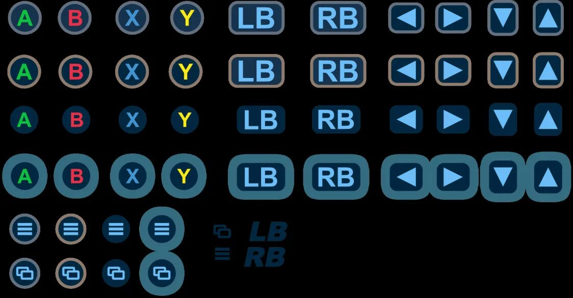 Control buttons. Кнопки ui 2025. ui кнопки синие на черном цвете. controller ui. ui кнопки синие на черном цвете шутер.