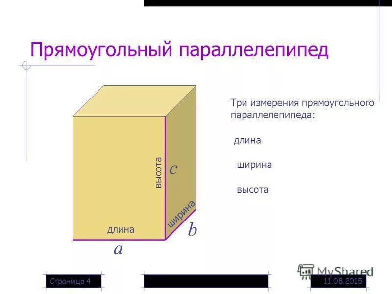 Измерения ширина. Длина ширина и высота прямоугольного параллелепипеда 5 класс. 3 Измерения прямоугольного параллелепипеда. Длина ширина и высота параллелепипеда 5 класс. Что такое измерение прямоугольного параллелепипеда 5 класс.