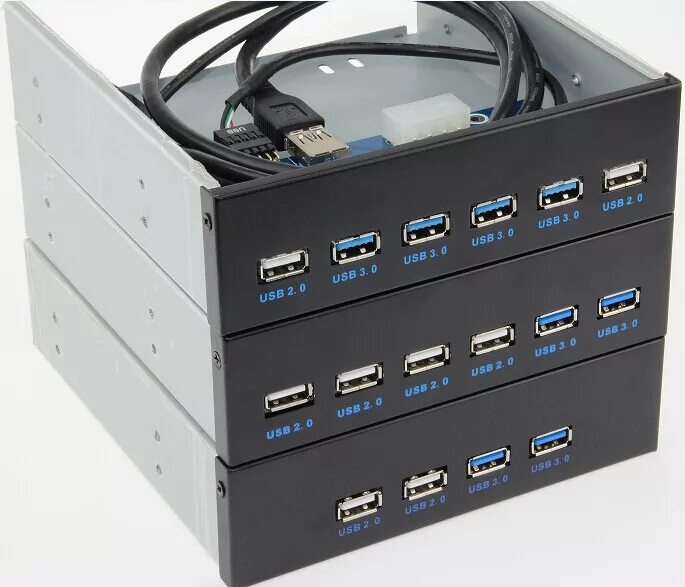 ORICO 16 Port USB2.0 Hub. Многофункциональная панель 5.25" USB 3. Панель в ПК 5,25. ORICO USB концентратор USB 3.0.