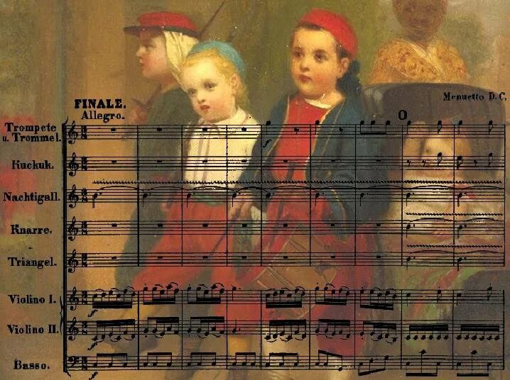 Детские симфонии гайдна. Симфония игрушек гайдн. Гайдн симфония сотворение мира. Гайдн детская симфония ноты для фортепиано. Симфония игрушек гайдн.