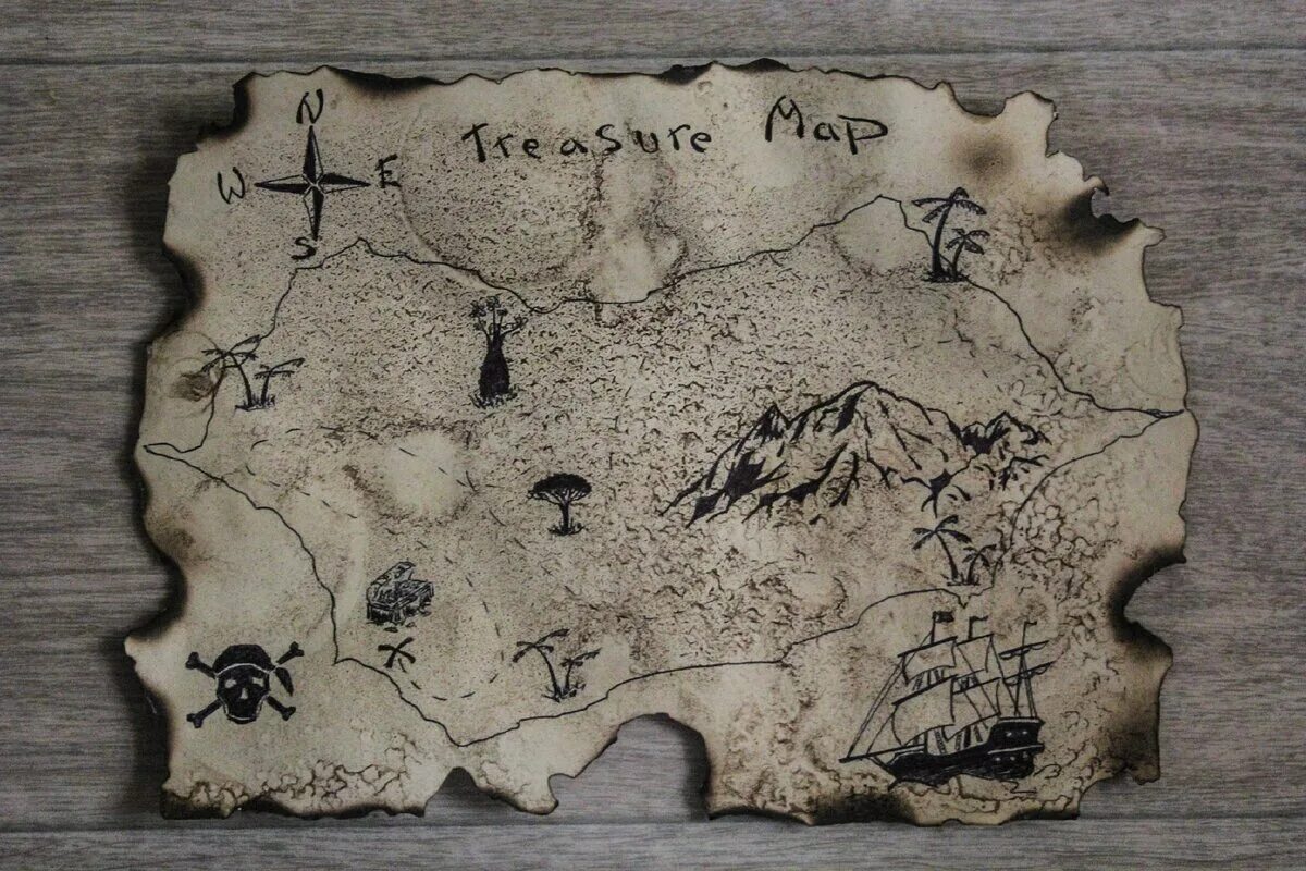 Пират нашел старую карту на которой написано. Пиратская карта. Старинная Пиратская карта. Старые пиратские карты. Карта клада.