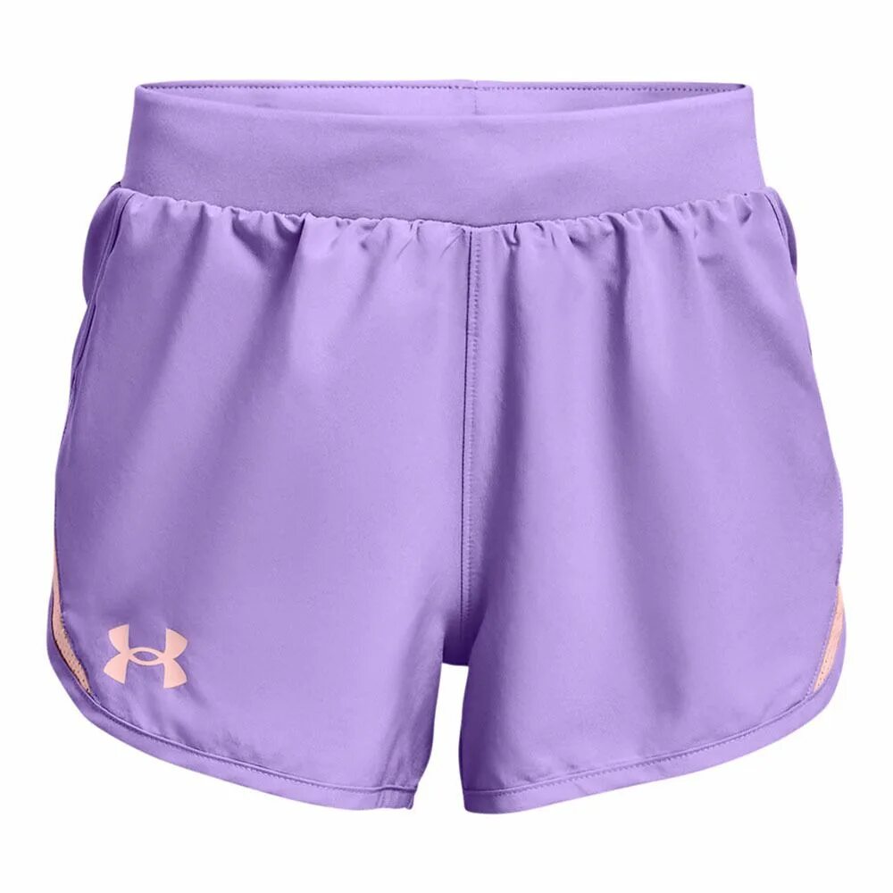 Under Armour Fly by shorts 1361243-576. Under Armour шорты для девочки. Фиолетовые шорты. Сиреневые шорты.