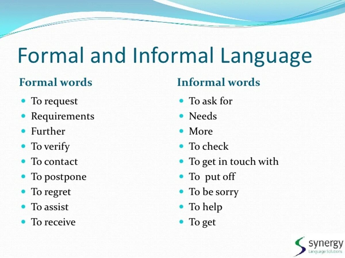 Words it should be a. Формальный стиль в английском языке. Formal and informal writing. Formal and informal writing письма. Формальный и неформальный английский.