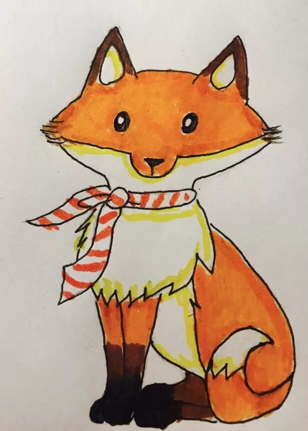 Рисунок лисы. Как разукрасить лису. Лиса рисунок цветными карандашами. Иллюстрация лисы для детей. Стилизация лисы.