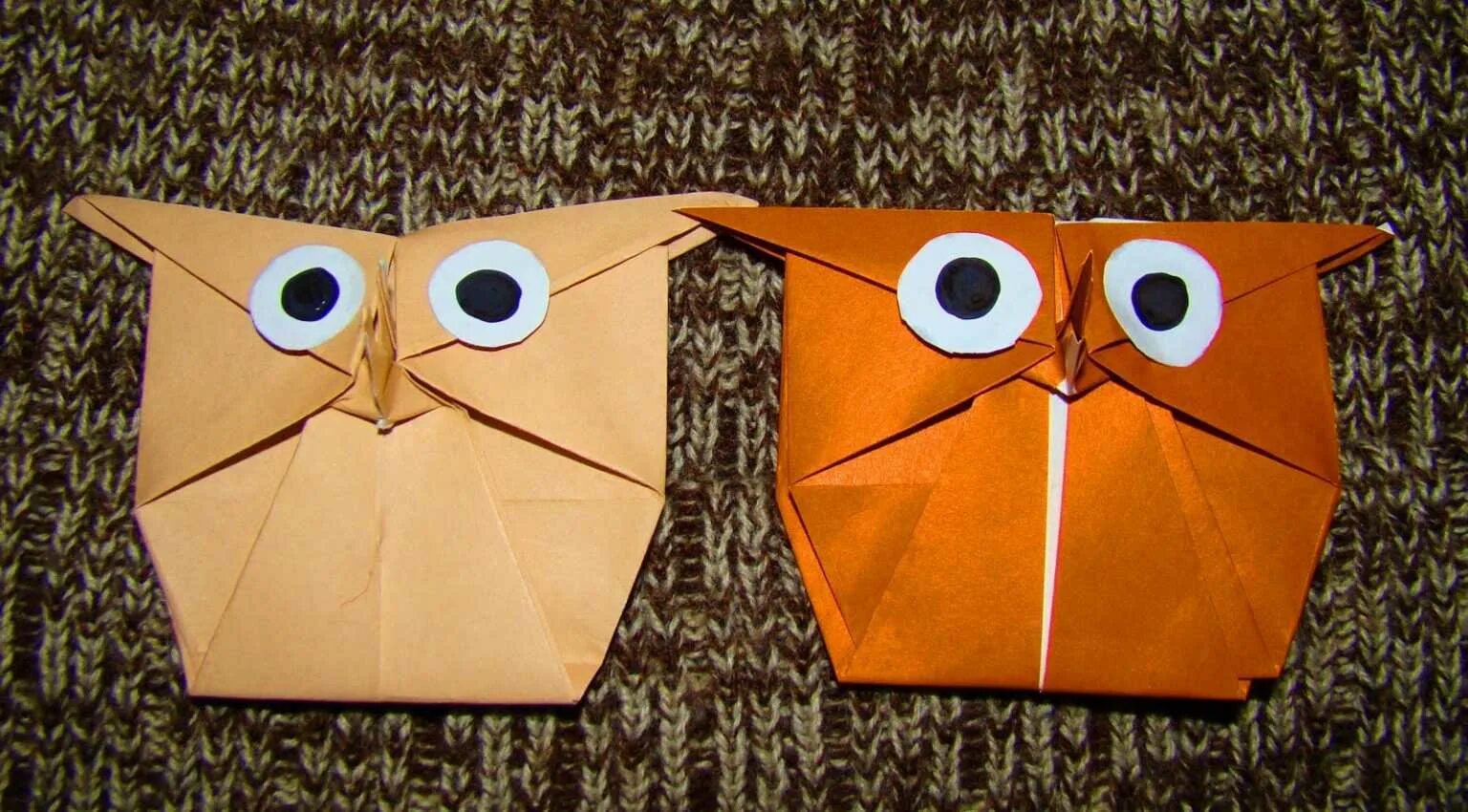 Как делать сову руками звук. Оригами Сова. Оригами для детей Сова. Поделка Сова из бумаги оригами. Оригами Сова для дошкольников.
