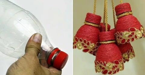 Елочные игрушки бутылки