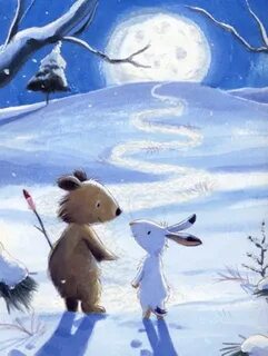 Медведь и заяц нарисованные