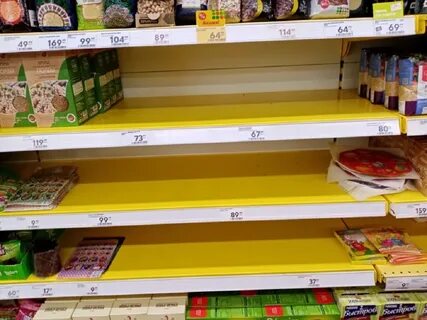 Почему нет продуктов в магазине