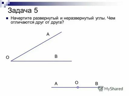 Неразвернутый угол это какой