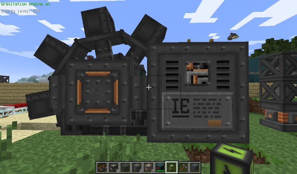 Immersive engineering. Иммерсив инжиниринг 1 7 10. электрический фонарь immersive engineering. внешний нагреватель immersive engineering. прожектор immersive engineering.