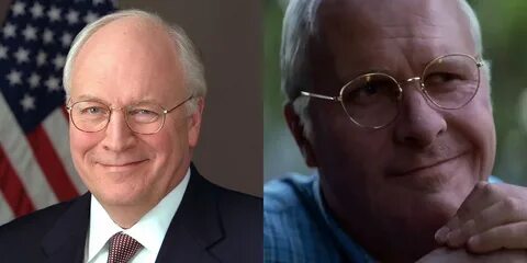 Christian Bale as Dick Cheney in Vice.